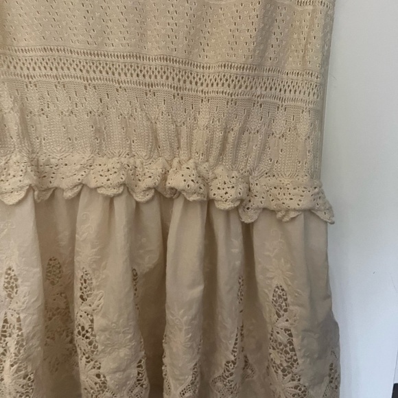 Free People Crochet Boho Dress Tunic - Picture 4 of 11